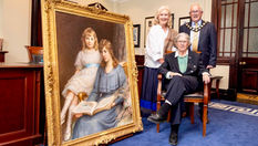 Century-old portrait of Dinsmore sisters returns home to Mid-Antrim Museum