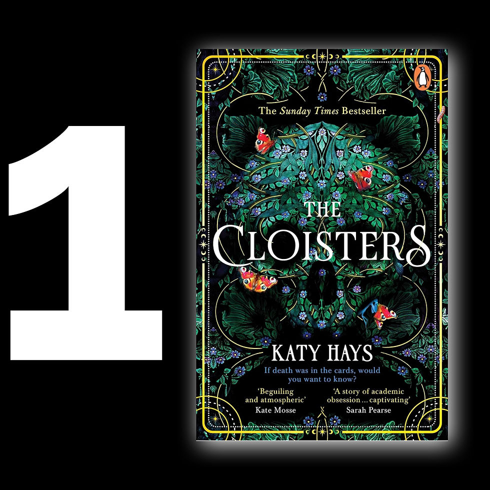 Number one bestselling book at Waterstone’s Ballymena The Cloisters by Katy Hays