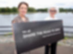 Anne Flanagan reminds us of the importance of road safety as she signs up to the Share the Road to Zero campaign. Included is DfI Minster Liz Kimmins.