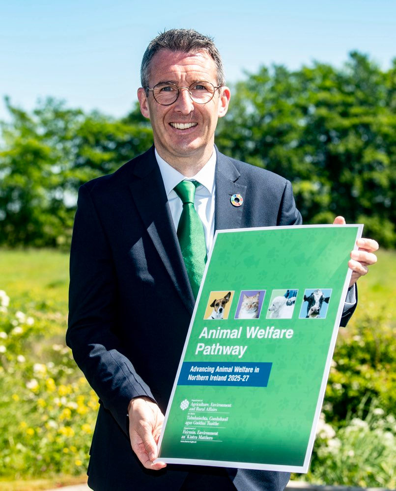 Agriculture, Environment and Rural Affairs (DAERA) Minister Andrew Muir launches major animal welfare reform consultation for Northern Ireland