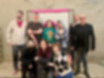 The cast of the Ad Hoc Theatre Group performing in John Godber’s acclaimed black comedy Lucky Sods