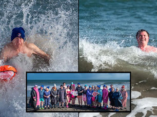 Mayor Minford returns to the sea as Ballygally charity swim raises over £350