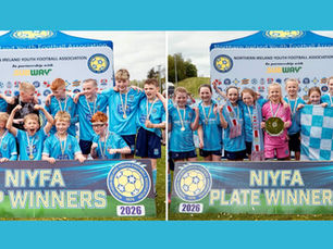 Ballymena United Girls’ and Boys’ U12 among NIYFA Finals Day winners in Cookstown