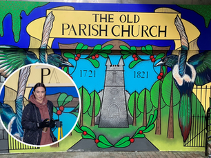 Talented local artist brings colour to Ballymena town centre