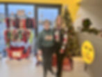 Volunteeer Ann with team colleague Kirsty at Dogs Trust Ballymena Christmas Fayre 2025