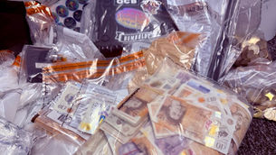 Man arrested after cash, suspected drugs and paraphernalia seized in Co Down police search