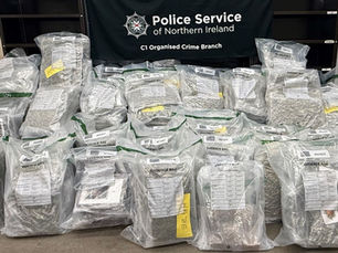 £4m drugs haul seized at Larne Harbour as lorry from Scotland intercepted in major cross-border operation