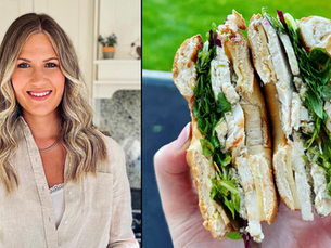 JILL BAKES | Turkey Bagel