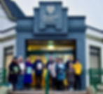 Local concerned residents and supporters who handed in a petition in January to Council opposing the housing development proposal along the River Braid.