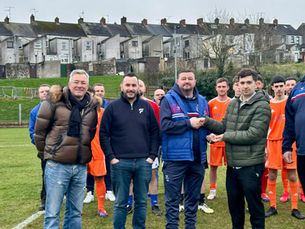Councillor Philpott hails landmark moment as North Ballymena Rangers secure Lamont Park