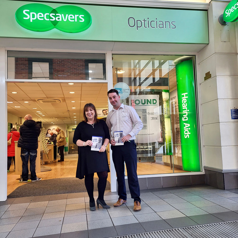 Ballymena opticians supports charity book that will raise funds for eye