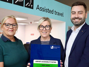 Belfast International earns top accessibility rating as 120,000 passengers seek assistance
