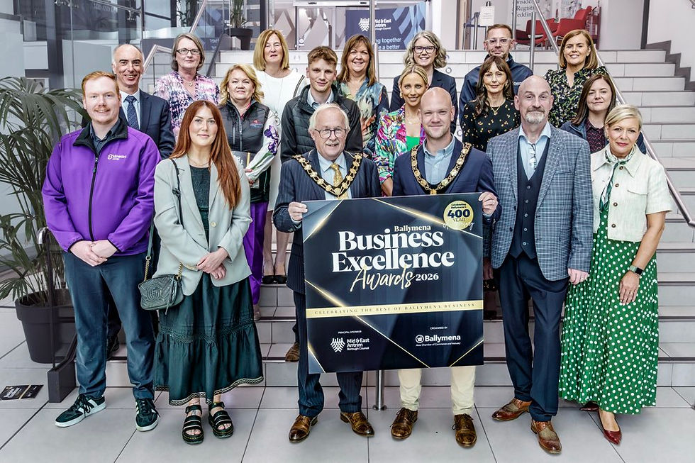 Ballymena Business Excellence Award Sponsors. 