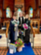 Wendy Halligan, Rev Adrian Halligan & Abigail HalliganÂ