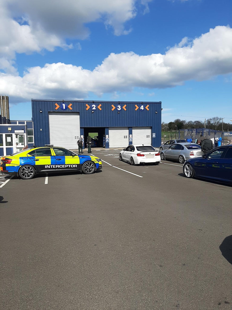 Police Causeway Coast and Glens at MOT Centre