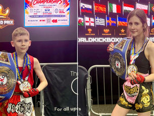 Ballymena siblings storm Europe as Lacey and “King Kain” bring home double championship glory