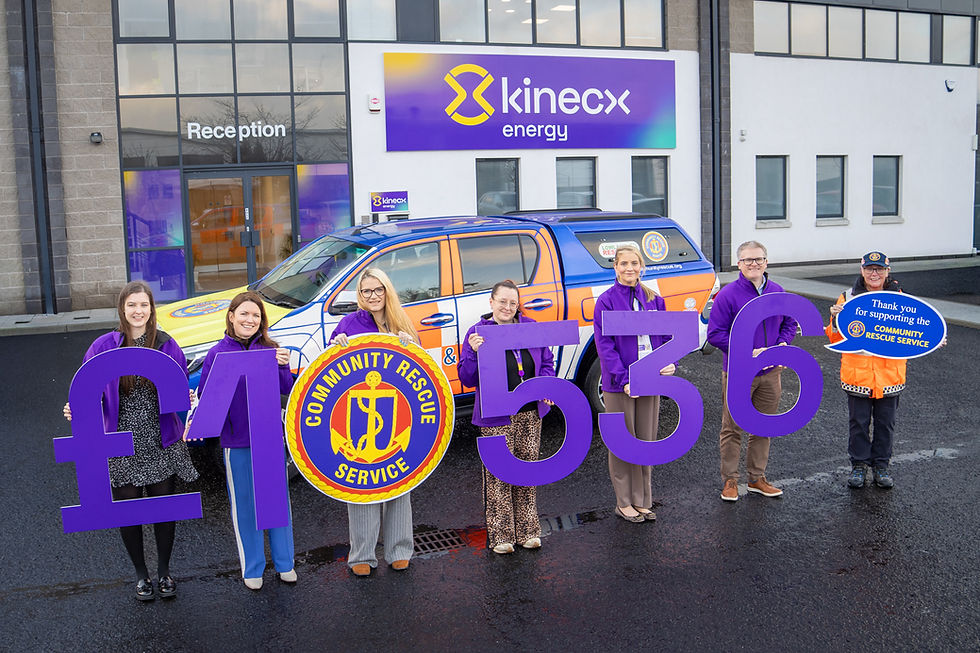 Kinecx Energy raises £10,536 for Community Rescue Service