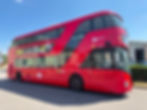 One of London’s famous red Routemaster buses after undergoing extensive refurbishment by Ballymena headquartered Wrightbus