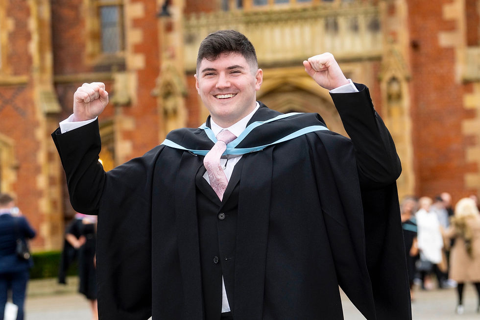 Aaron Smyth graduates with a BSc in Professional Nursing