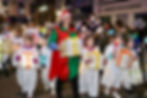 Children participating in the parade in Coleraine.