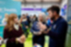 Economy Minister Dr Caoimhe Archibald is pictured at the GeoEnergy Discovery Centre at this year’s Balmoral Show.  She is pictured with Sharon Clements from the Department for the Economy and Paul Wilson from Geological Survey of Northern Ireland.