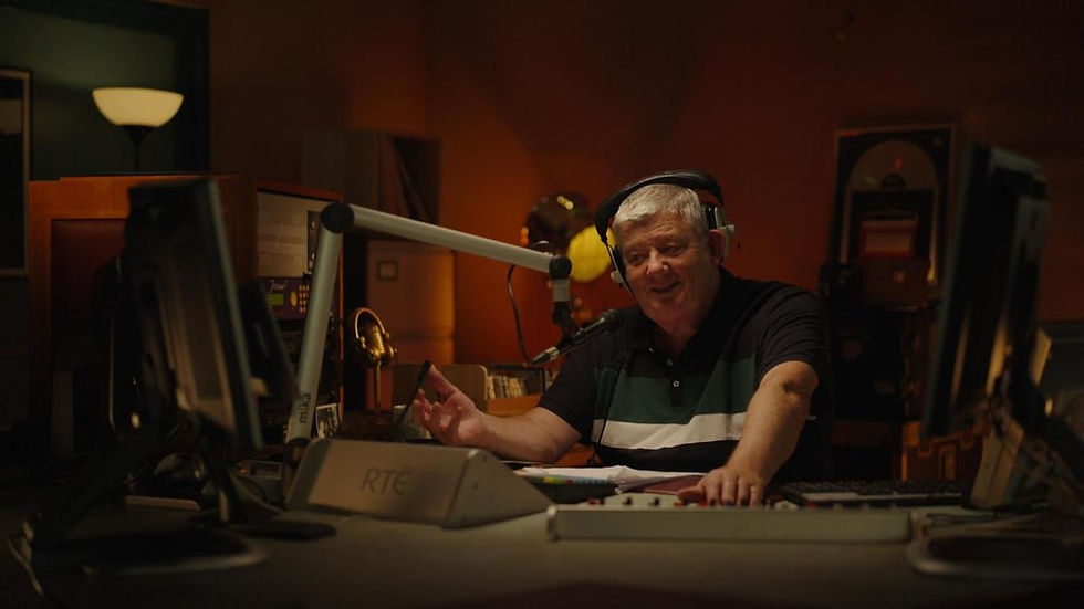 John Creedon in the studio