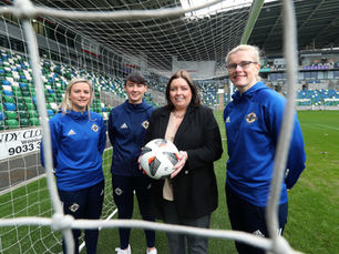 Communities Minister wishes footballers well for Women's European Championships