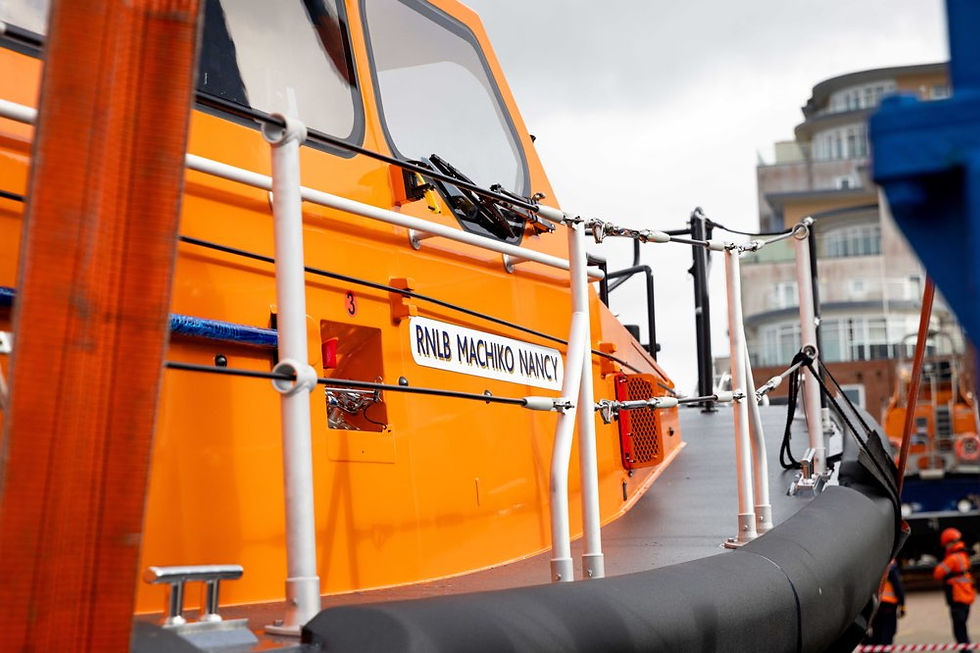 New Larne lifeboat to carry Machiko Nancy’s name on life-saving missions