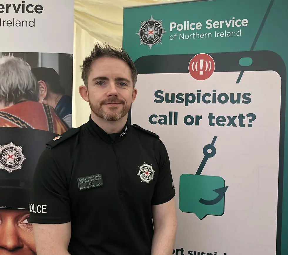 Chair of the ScamwiseNI Partnership, Chief Superintendent Gerard Pollock.