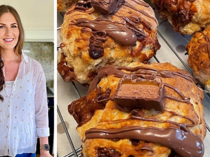 JILL BAKES | Mars bar and apple scones