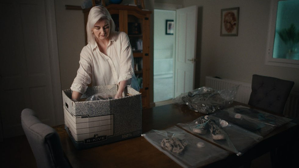 Julieanne Lynch with Kelly’s clothes