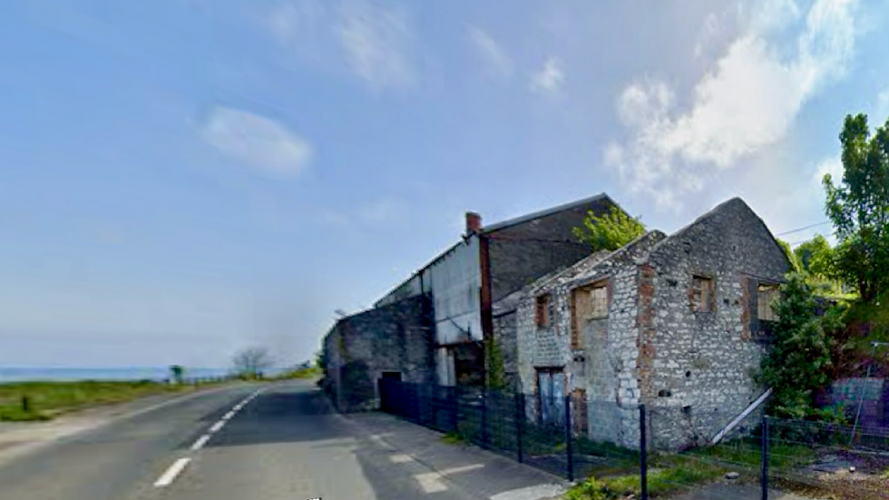 Quarry on Antrim Coast Road in Glenarm