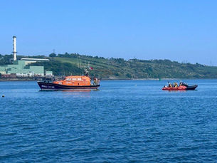Larne RNLI launches new Shannon class lifeboat in first emergency callout