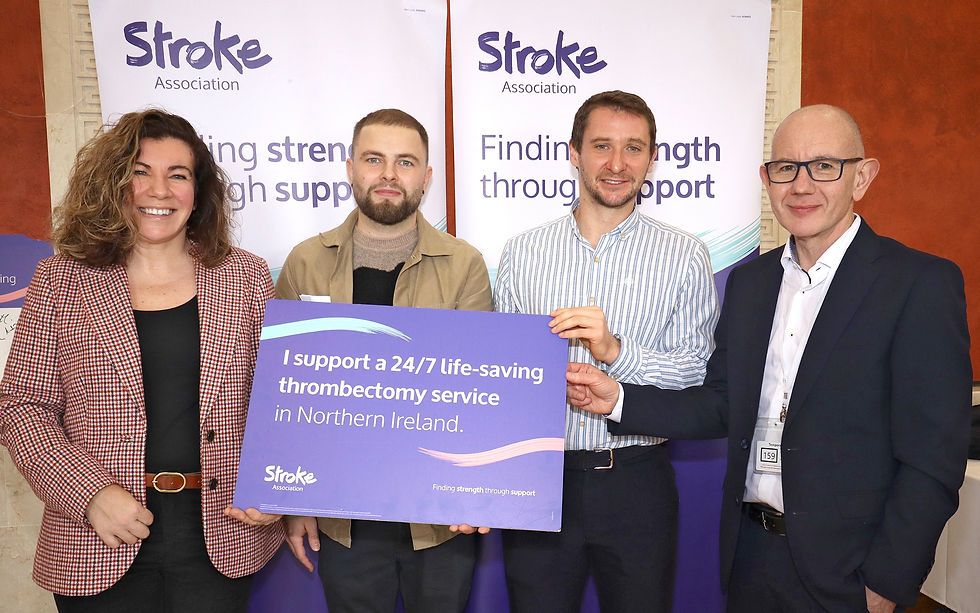 Northern Ireland son’s emotional story highlights urgent call for 24/7 thrombectomy service