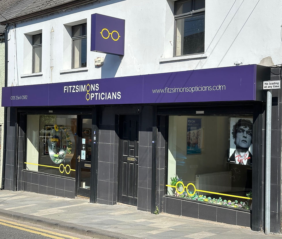Fitzsimons Opticians, located on William Street, Ballymena