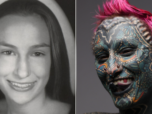 Most tattooed female ever & most body modifications achieved by kindness advocate