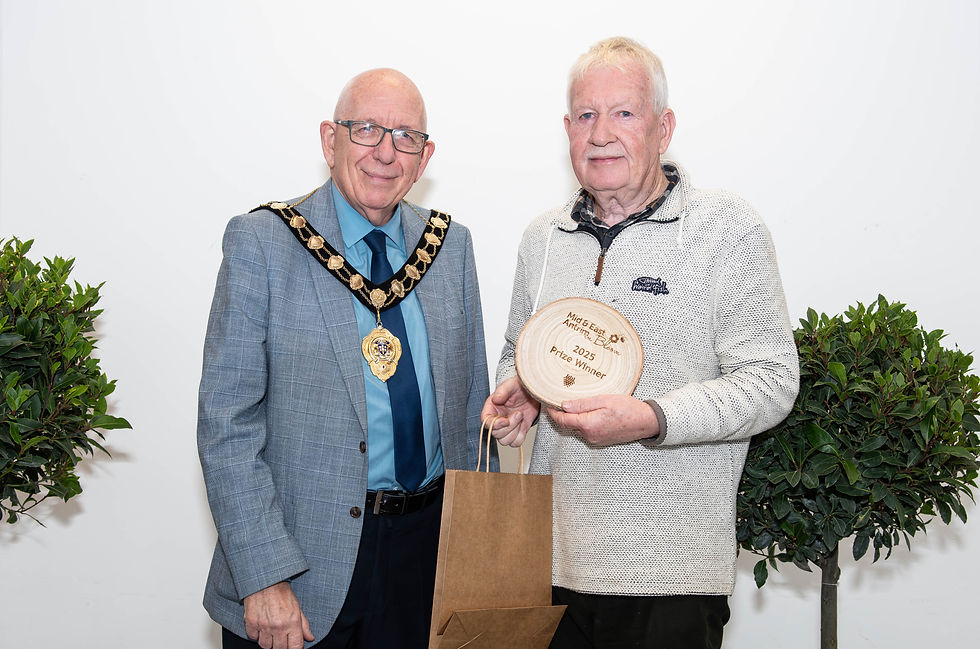 Runner Up of Best Kept Allotment Garden – Alfie Hamilton (Larne)