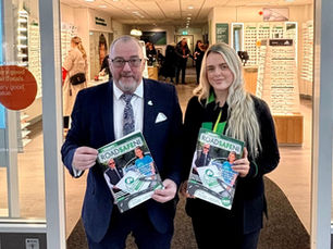 Specsavers Ballymena store partners with Road Safe NI to encourage drivers to get their eyes tested