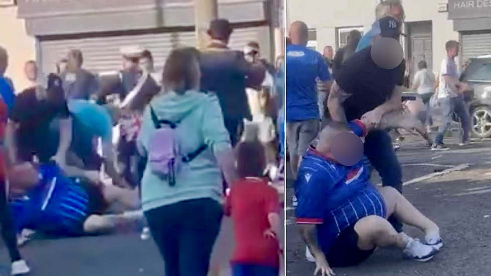 Bandsmen involved in altercation in Ballymena during Last Saturday parade and injured man on the ground