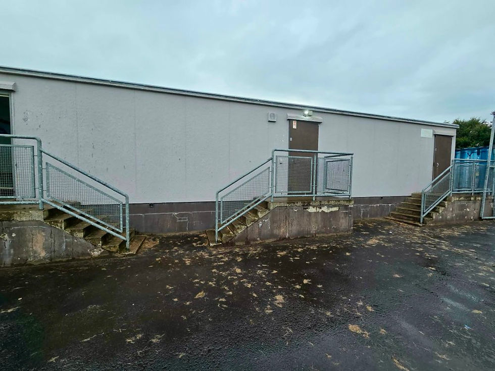 Changing facilities at the local Broughshane Community Centre