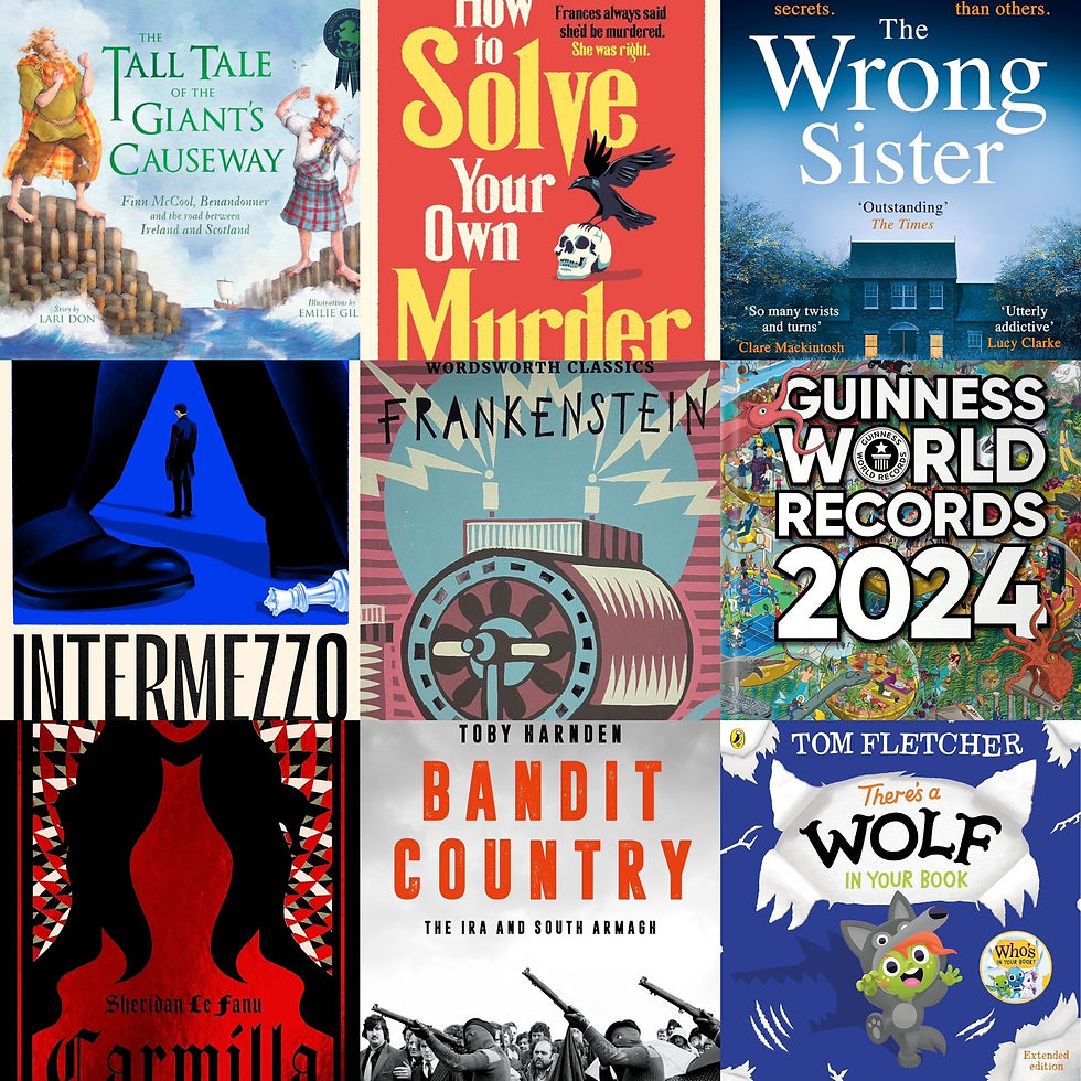 This week’s top 10 bestselling books from Waterstone’s Ballymena