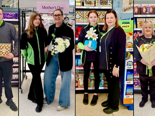 Four mums work alongside their kids at Asda Antrim – and their stories are heartwarming