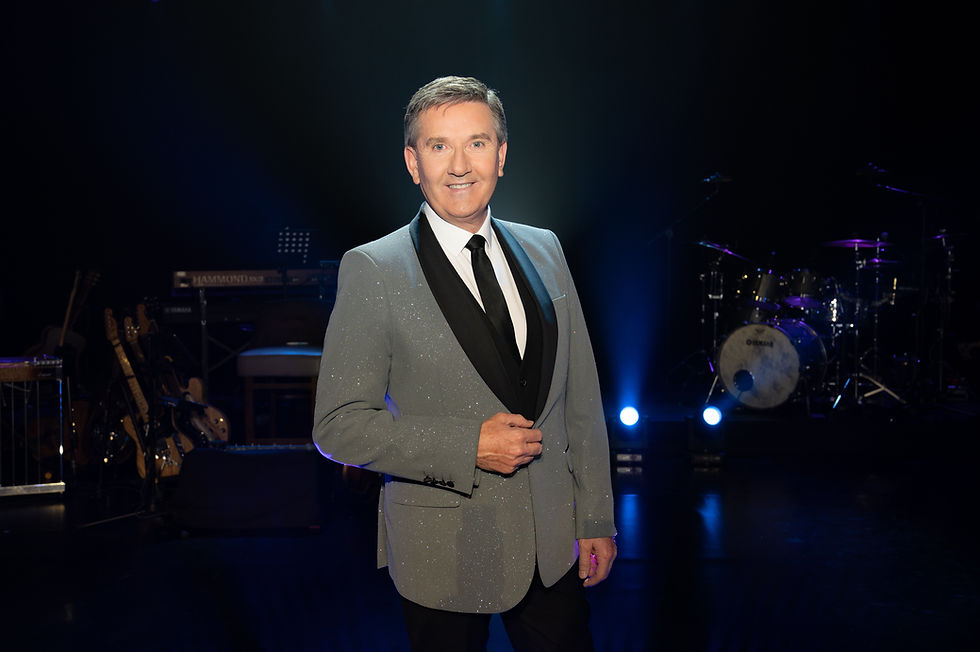 Singer Daniel O'Donnell on stage