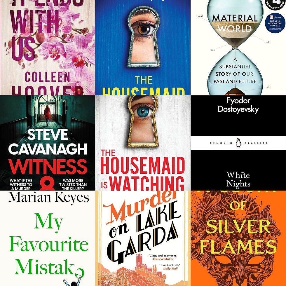 This week’s top 10 bestselling books from Waterstone’s Ballymena