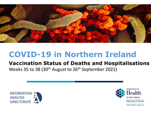 Department of Health publishes Vaccination Status of Deaths and Hospitalisations Report