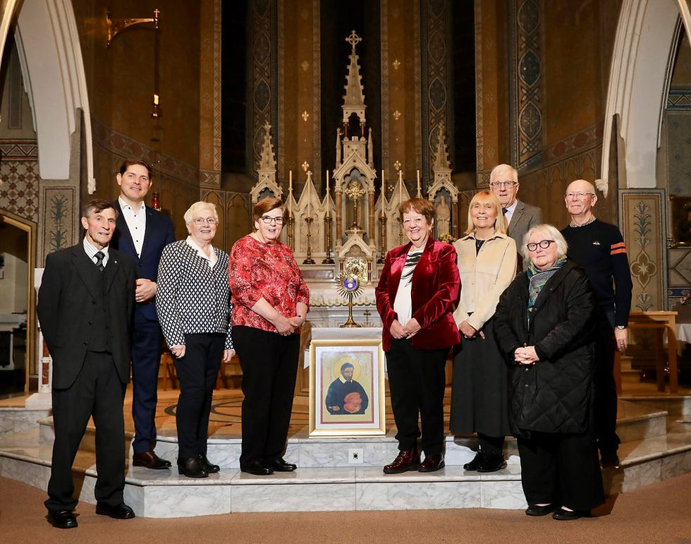 Members of the Society of St Vincent de Paul Regional Board were joined by Volunteer Ambassador for the North Region, Malachi Cush, at the St Vincent de Paul Feast Day Mass.
