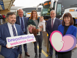 Ministers welcome Translink getting all-aboard the ‘Breastfeeding Welcome Here’ scheme