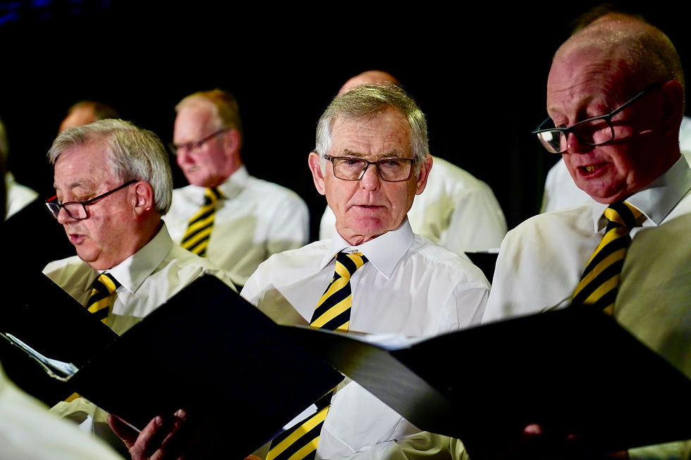 Choir member Harry Millar