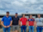 Greenmount Level 3 students Liam Doyle (Castlewellan), Jake Burke (Dungannon), Tom Smyth (Ballymoney) and Stuart McCaughern (Ballymoney) were welcomed to Girvan Mains Farm, Girvan by James Young.