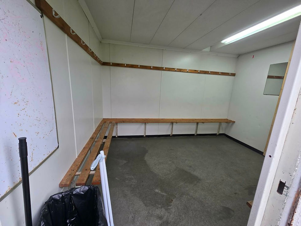 Changing facilities at the local Broughshane Community Centre